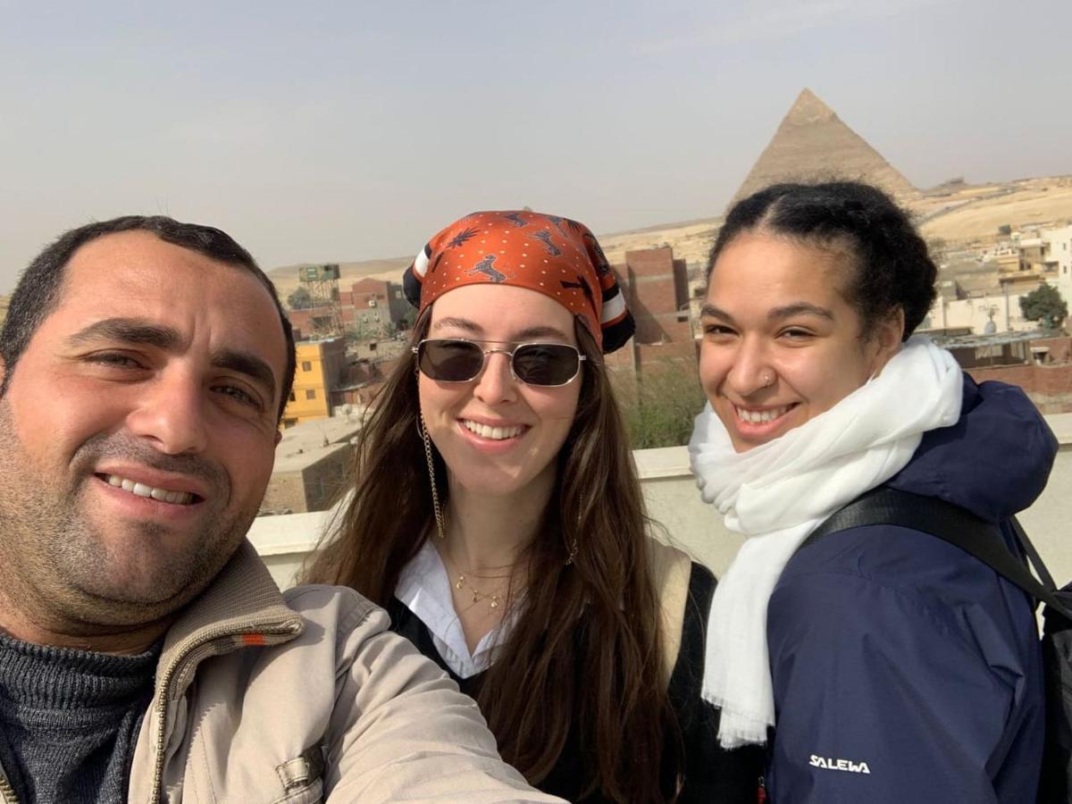 Queen Pyramids View Inn Kafret el-Gabal Εξωτερικό φωτογραφία