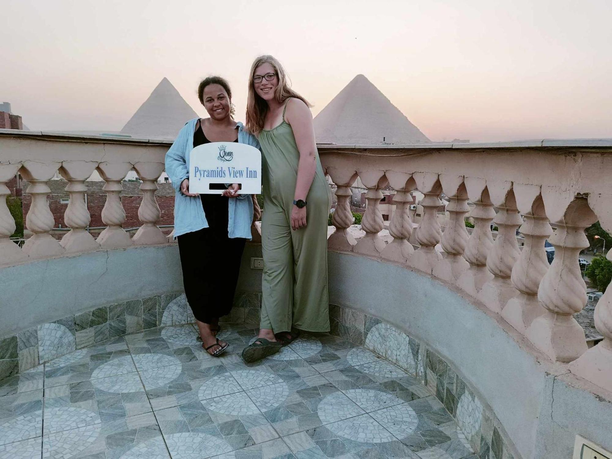 Queen Pyramids View Inn Kafret el-Gabal Εξωτερικό φωτογραφία